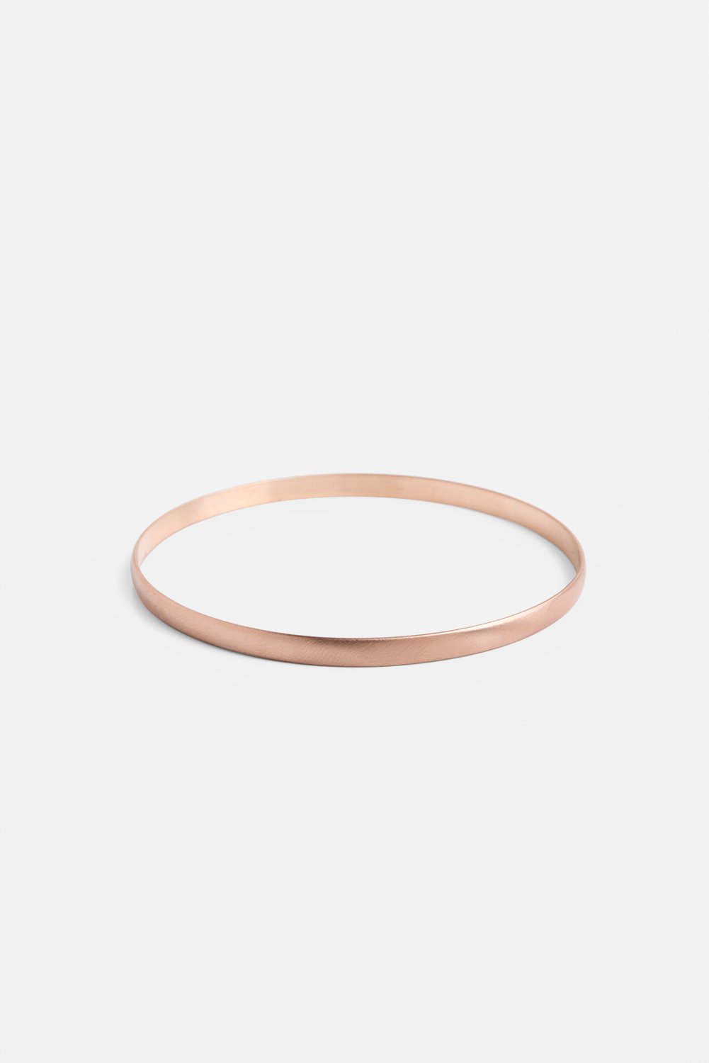 Rose Gold Hoop Bracelet - Zur Alon