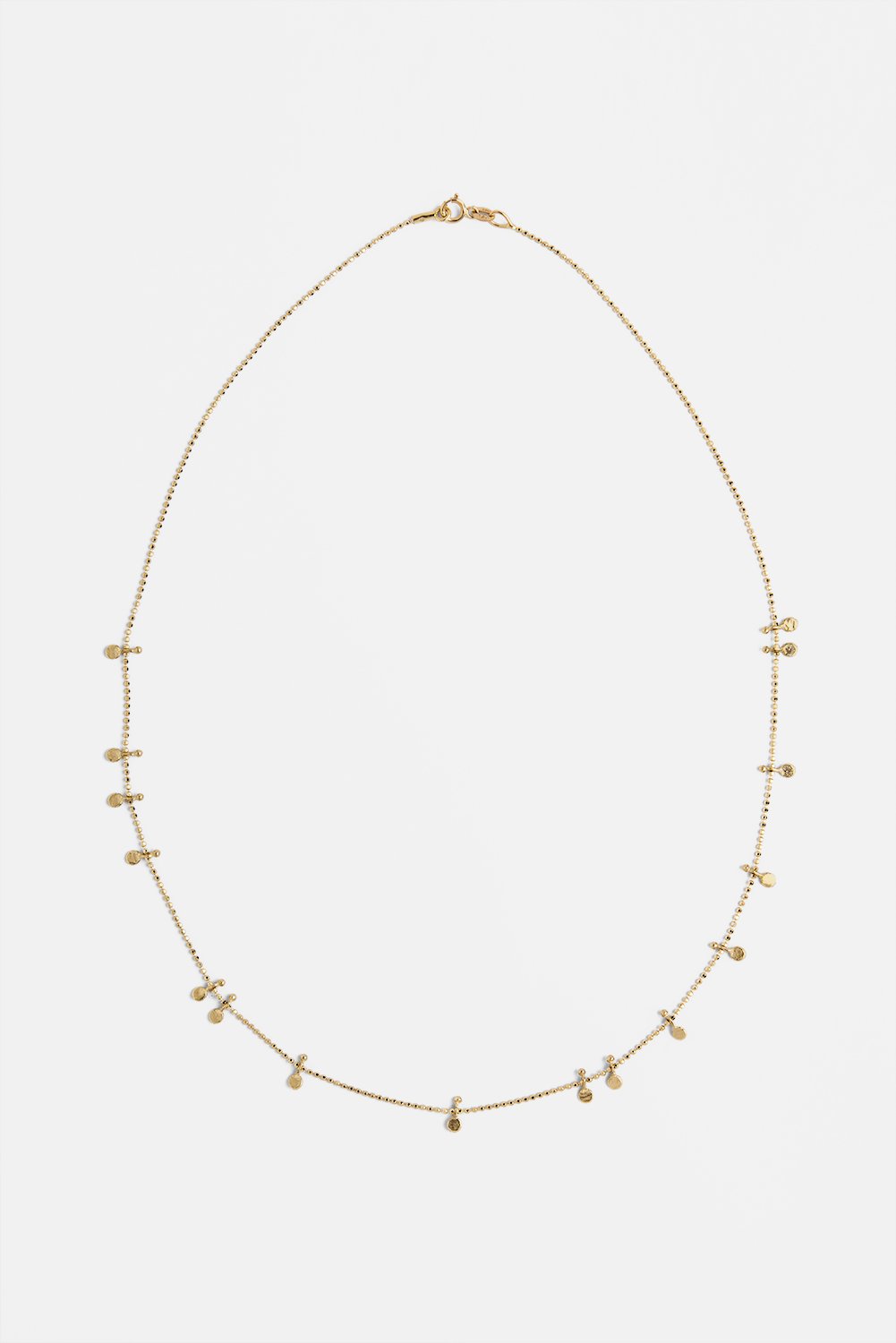 Sparkling Drops Gold Necklace - Zur Alon