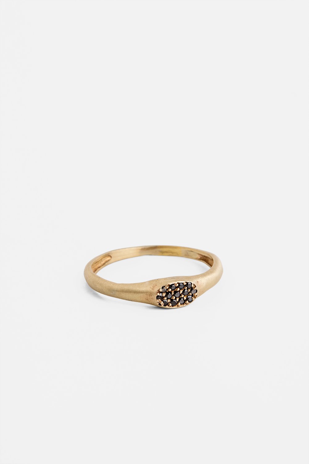 Black Diamond Cluster Ring - Zur Alon